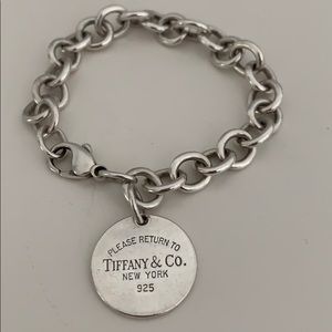 100% authentic Tiffany sterling silver bracelet